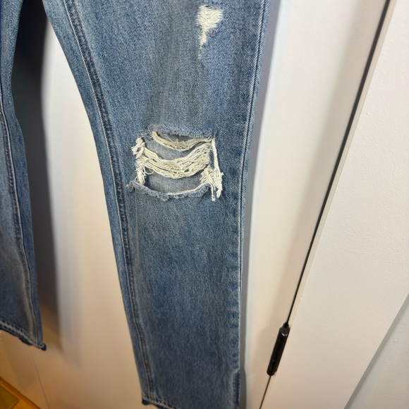 GRLFRND The Harlow high rise boot with slit hem in Blue Diamond size 25 - Picture 10 of 13